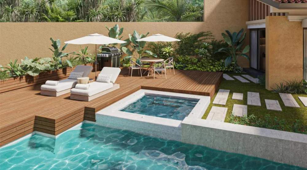 Harmony Two Bedroom Lagoon Pool Villa at Banyan Tree Mayakoba