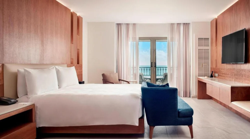 Caribbean Suite, One Bedroom Suite, One King, Sofa Bed, Balcony at JW Marriott Cancun Resort & Spa