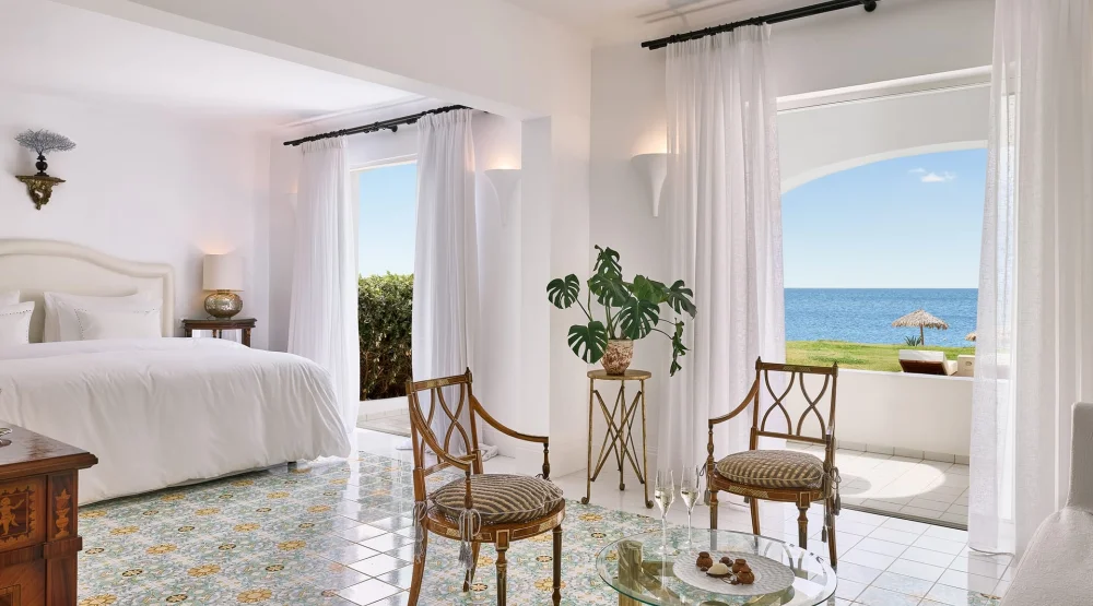Two Bedroom Beach Villa Seafront at Caramel, A Resort to Live Crete