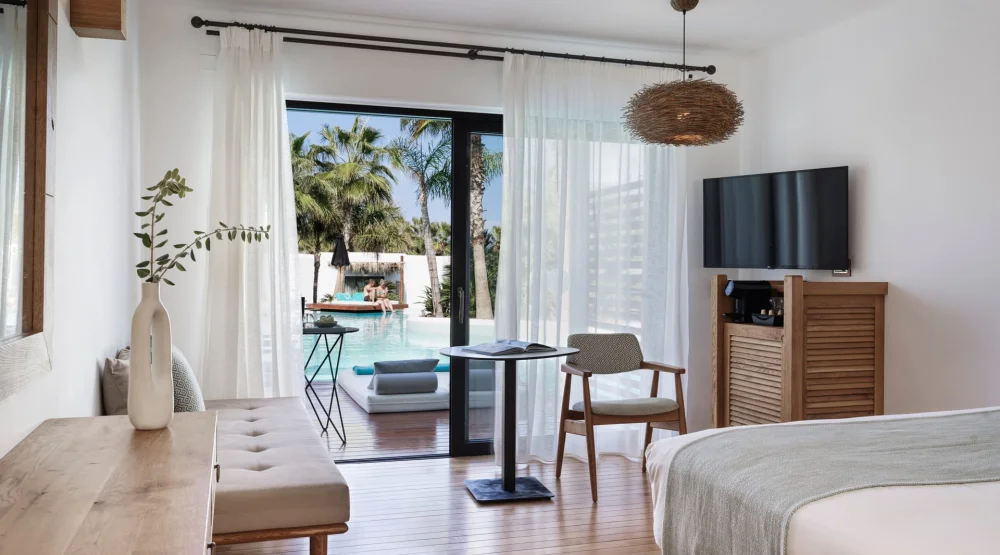 Luxury Swim Up Room at Stella Island Luxury Resort & Spa