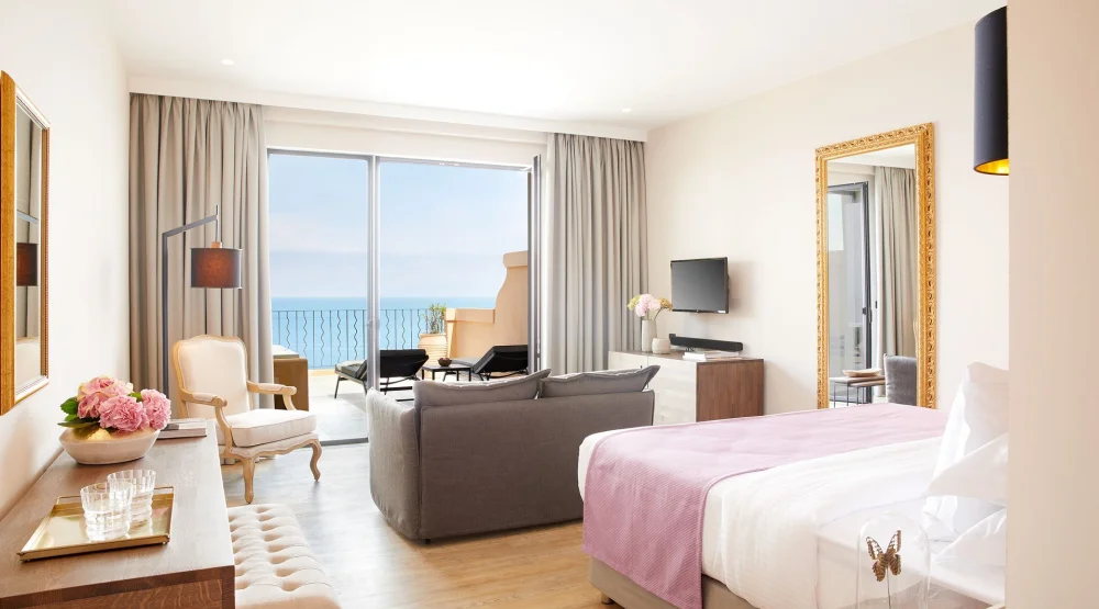 Deluxe Junior Suite Whirlpool Sea View at Nido, Mar-Bella Collection