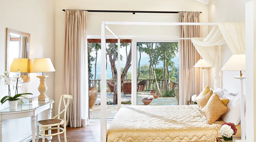 Dream Villa Two Bedroom with Private Garden & Sea View at Grecotel LuxMe Daphnila Bay