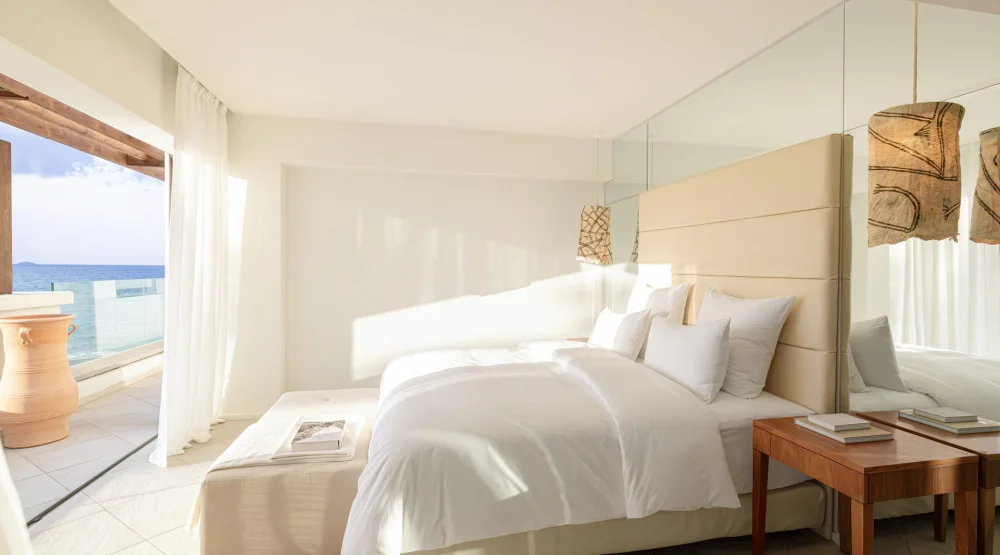 Luxury Room Side Sea View Or Lagoon View at Amirandes, A Resort to Live Crete
