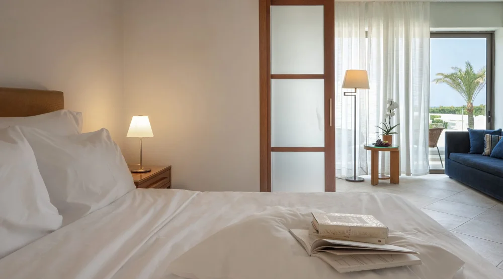 Superior Family Room Side Sea View at Amirandes, A Resort to Live Crete