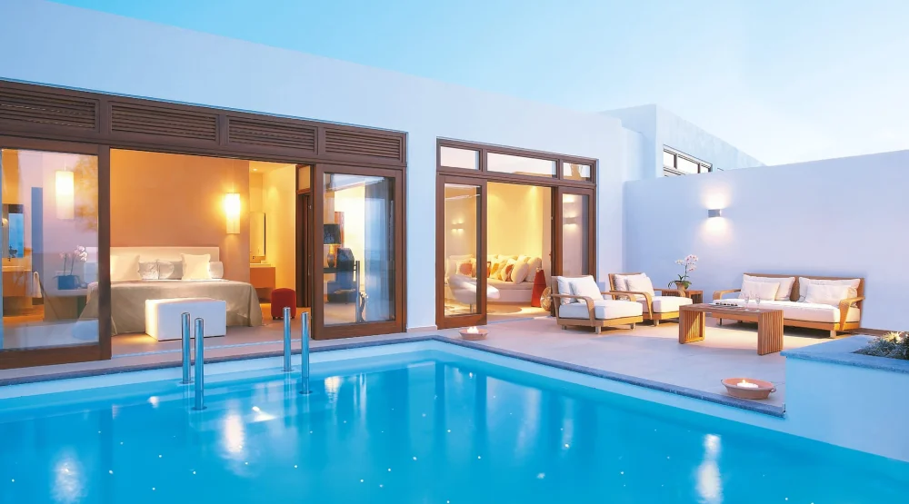 Four Bedroom Villa Waterfront with Pools at Amirandes, A Resort to Live Crete