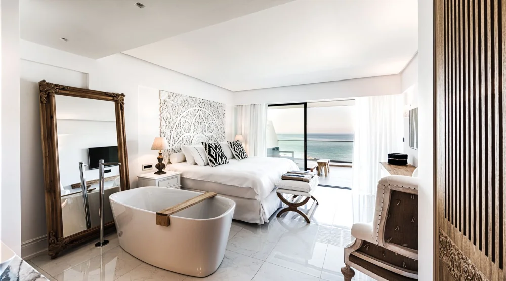 Thalassa Deluxe Seafront Guestroom at Abaton Island Resort & Spa