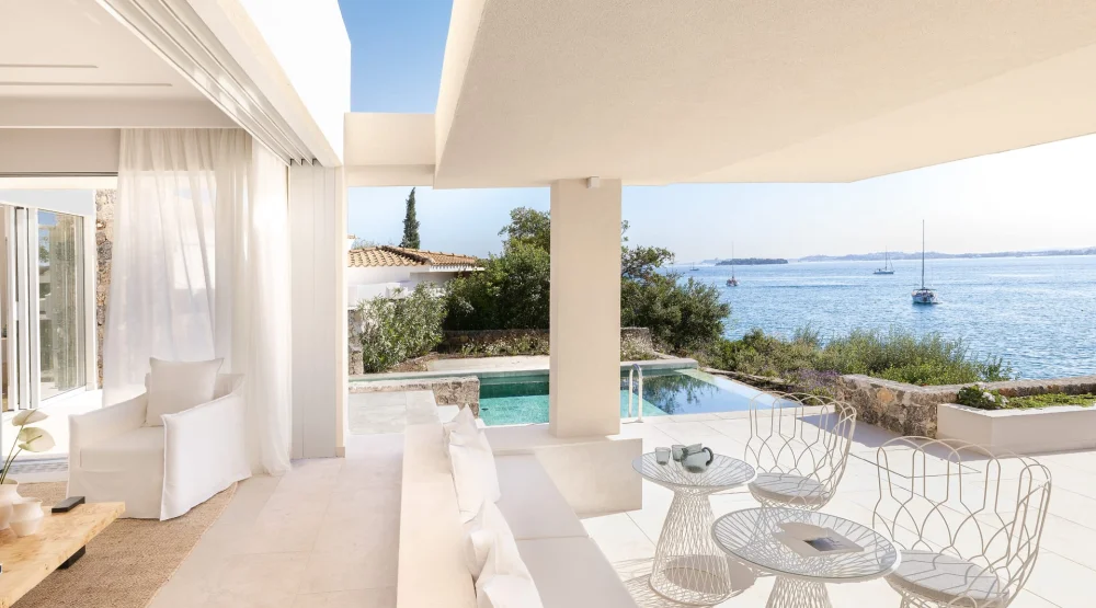 Two Bedroom Villa Waterfront Private Pool at Corfu Imperial, A Resort to Live