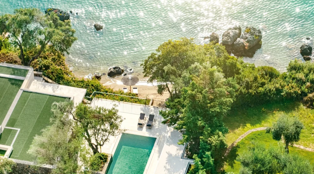 Two Bedroom Villa Waterfront Private Pool & Private Beach at Corfu Imperial, A Resort to Live