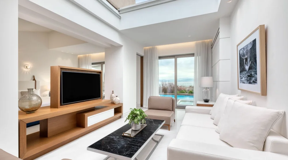 Grand Pavilion Sea View with Jacuzzi and Private Pool at Domes Miramare, A Luxury Collection Resort