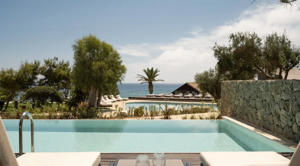 Sapphire Junior Suite with Swim Up Pool at Domes Of Corfu, Autograph Collection
