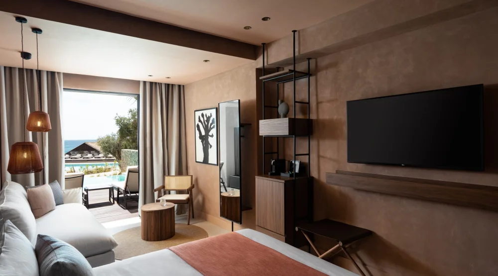 Sapphire Sublime Suite with Swim Up Pool at Domes Of Corfu, Autograph Collection