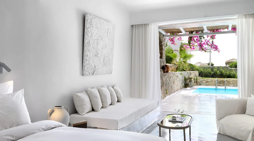 Island Bungalow with Private Pool at Mykonos Blu, A Resort To Live