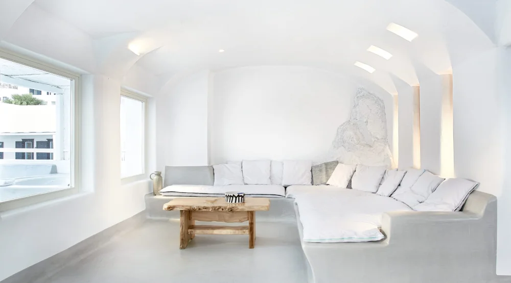 Exclusive Bungalow Suite with Outdoor Hydro-massage Bathtub at Mykonos Blu, A Resort To Live