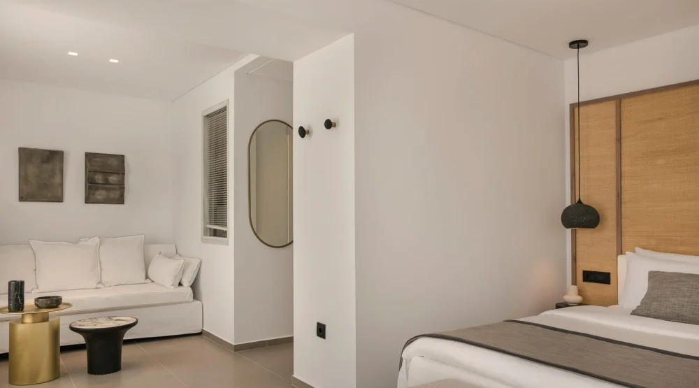 Junior Suite with Plunge Pool Sea View at Grace Mykonos
