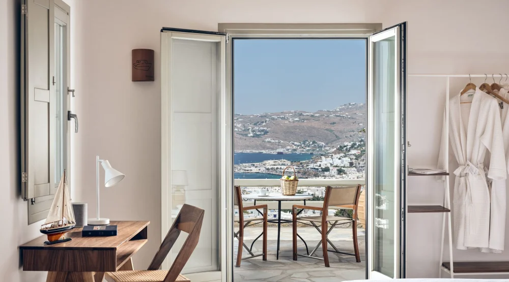 Hilltop Sea View Room at Belvedere Mykonos