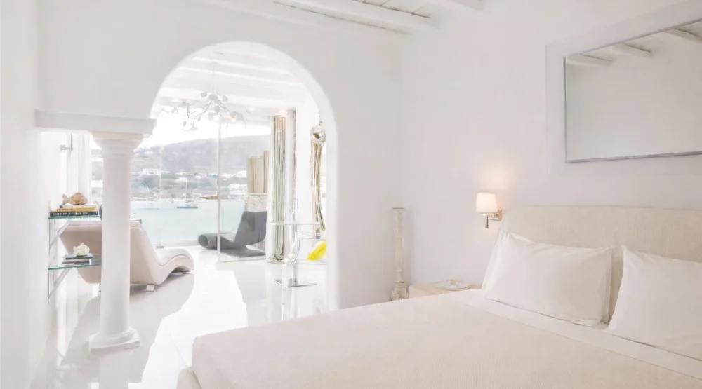 Junior Suite Sea View at Kivotos Mykonos