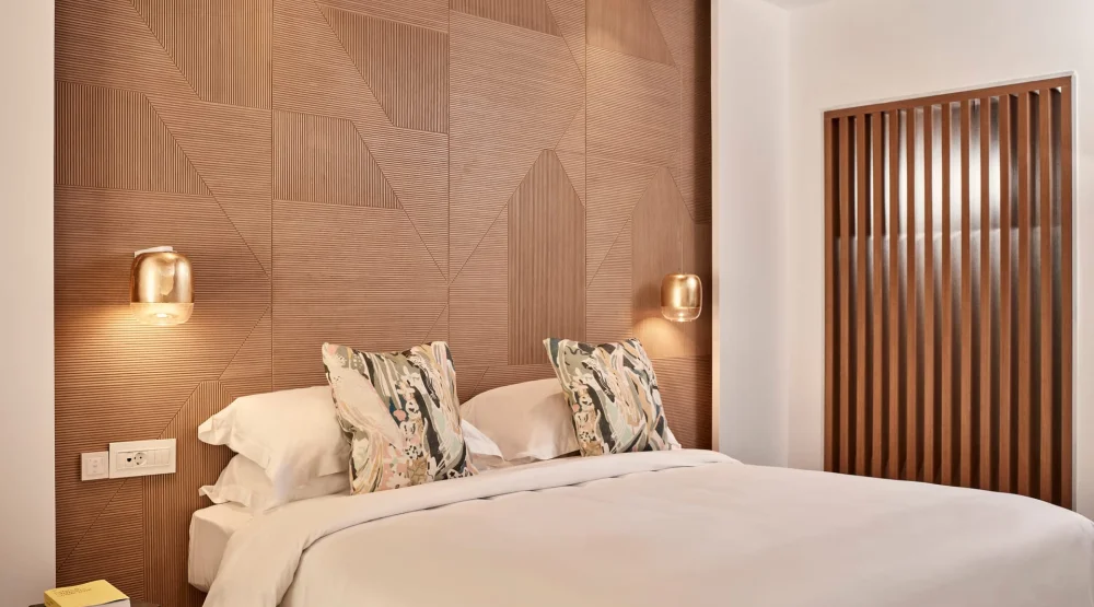 Kynthos Junior Suite with Sea View & Outdoor Jacuzzi at Myconian Korali, Relais & Chateaux