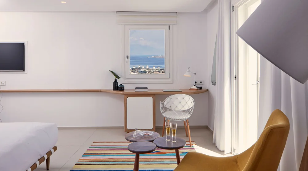 Ocean Junior Suite with Sea View at Myconian Kyma