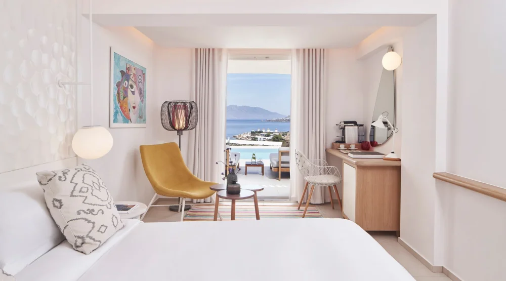 Horizon Superior Room with Sea View & Private Pool at Myconian Kyma