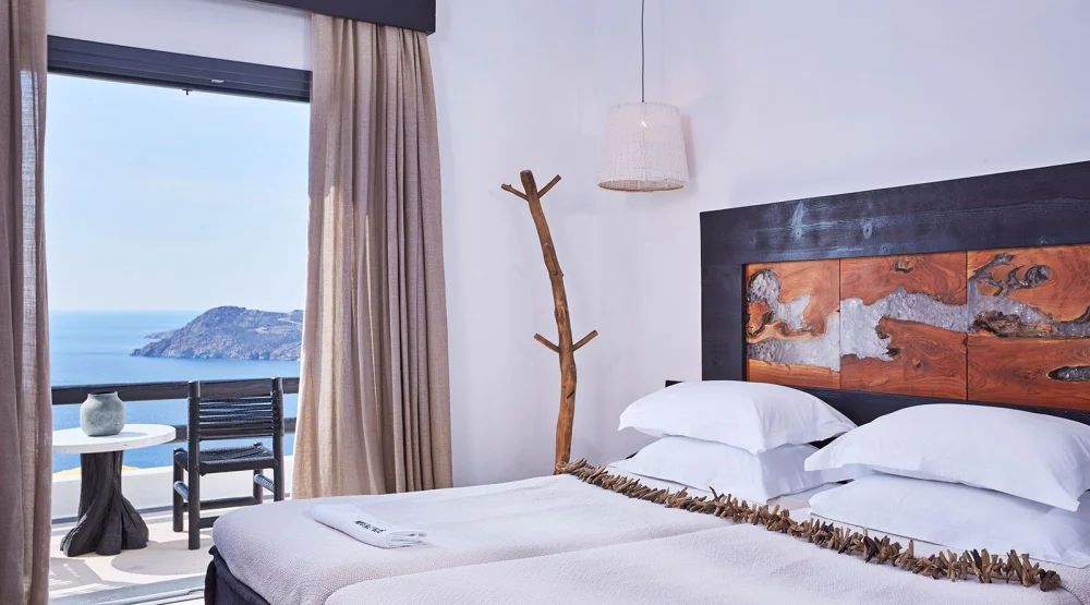 Signature Retreat Sea View Guestroom at Myconian Utopia, Relais & Chateaux