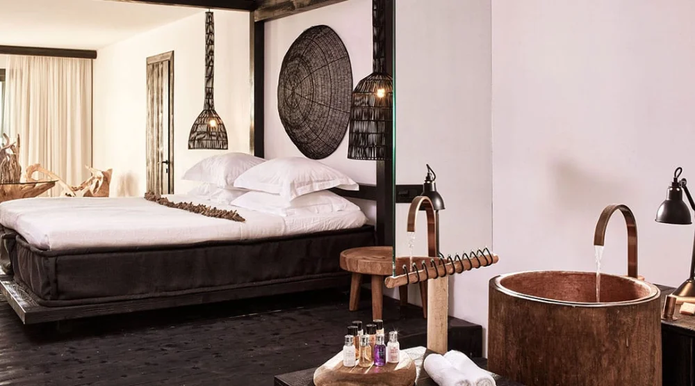 Majestic Retreat Sea View Suite at Myconian Utopia, Relais & Chateaux
