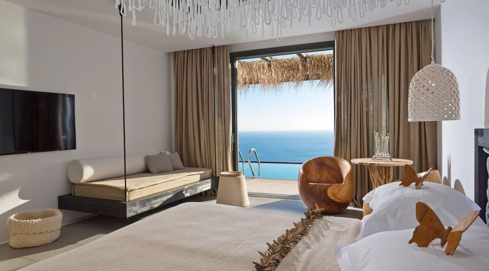 Grand Majestic Two Bedroom Villa with Private Pool at Myconian Utopia, Relais & Chateaux