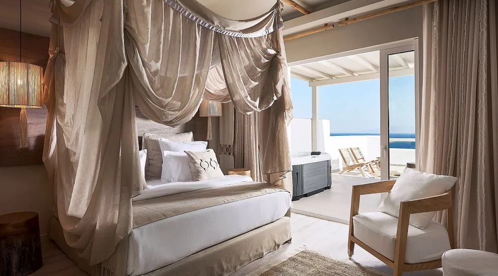 Honeymoon Sea View Suite with Private Hot Tub at Palladium Boutique Hotel