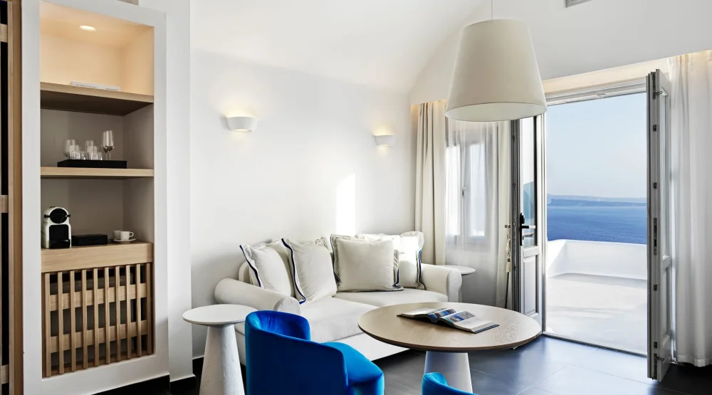 Superior Suite with Open Air Jetted Tub at Katikies Santorini