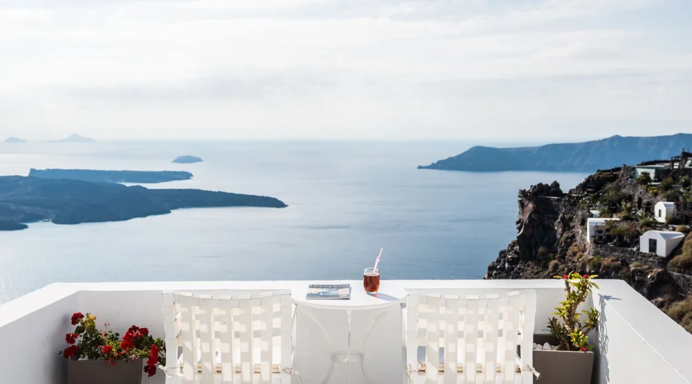 Double Room with Caldera View at On The Rocks