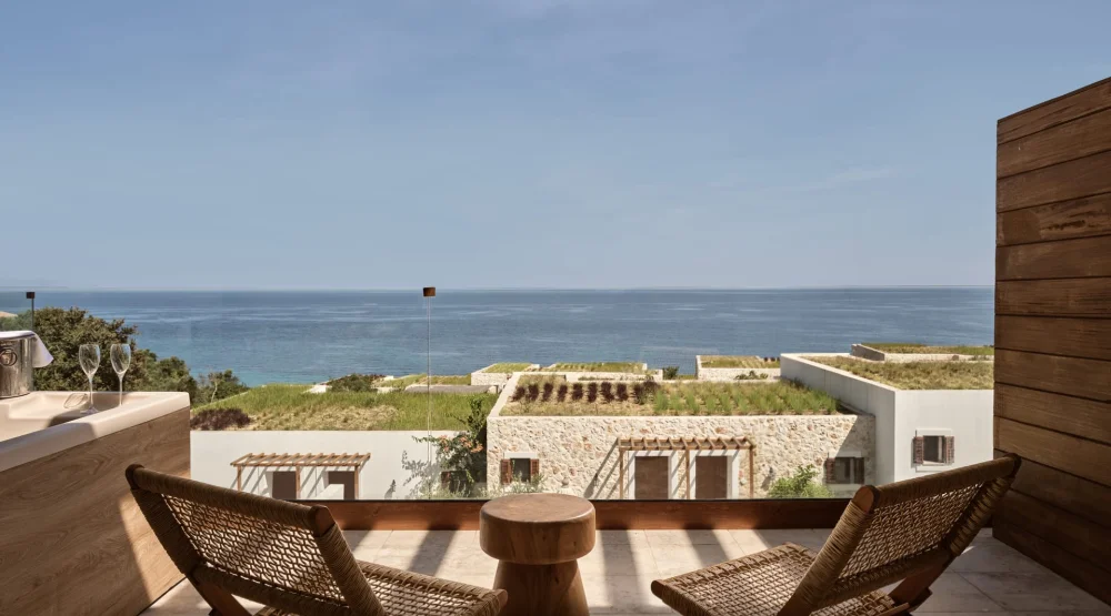 Spa Sea View Jetted Tub Suite at Lesante Cape