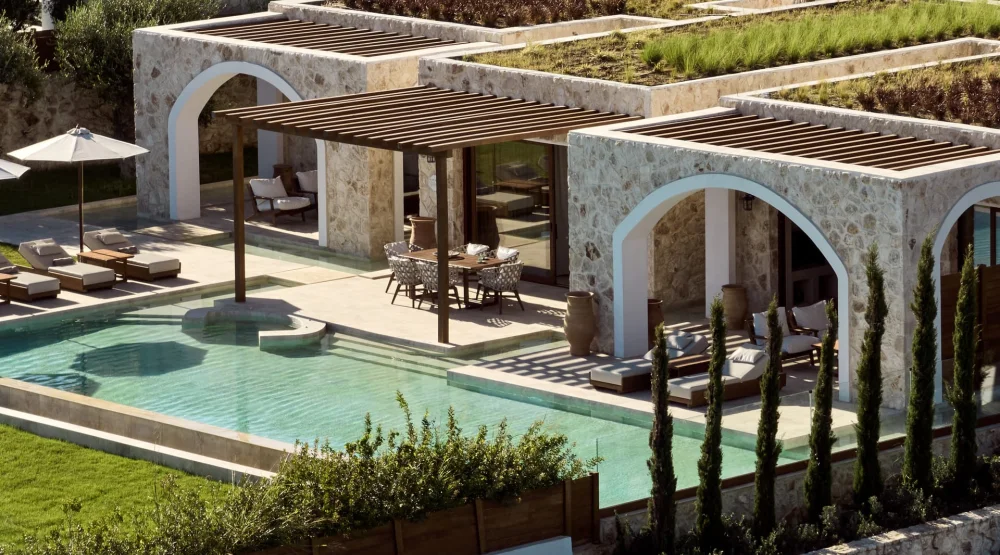 Cape Three Bedroom Sea Front Pool Villa at Lesante Cape
