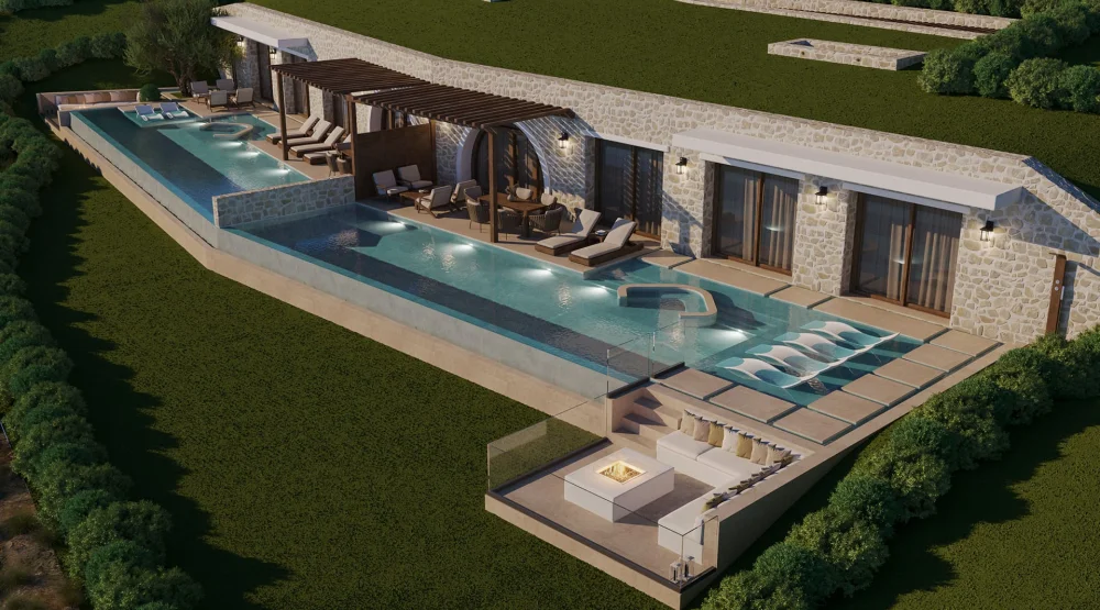 The Edge Six Bedroom Front Sea Pool Villa at Lesante Cape