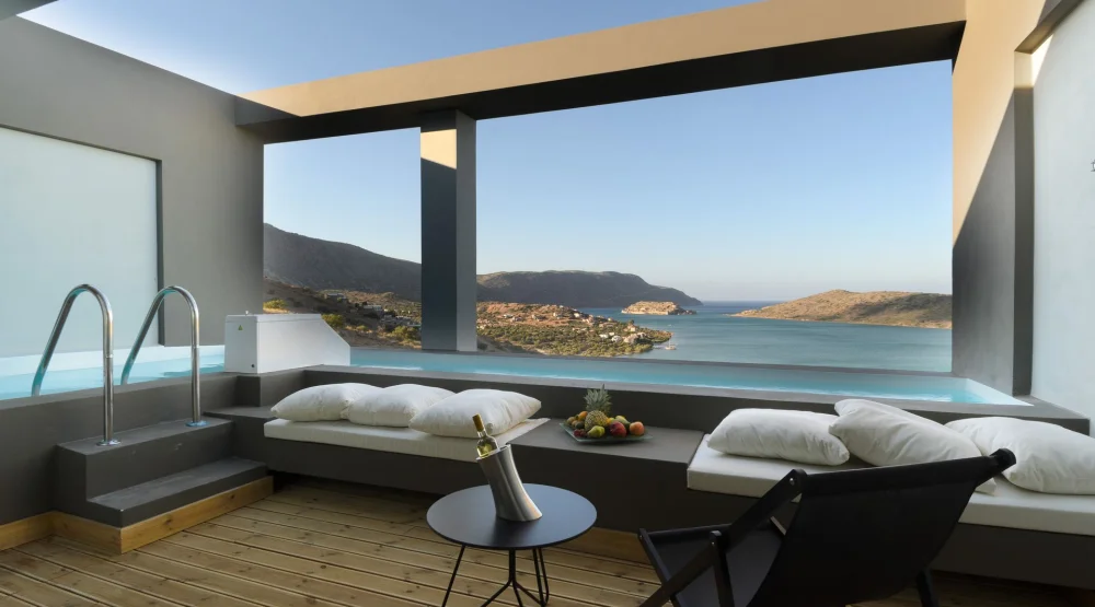 Sapphire Zen Suite with Private Pool at Domes Aulus Elounda, Curio Collection by Hilton