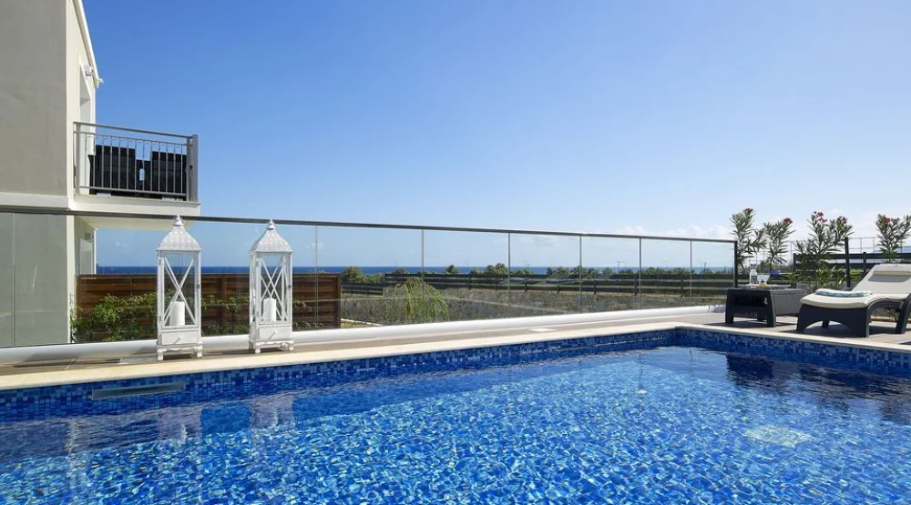 Deluxe Family Room Garden View with Private Pool at Anemos Luxury Grand Resort