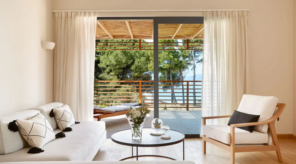 Premium Suite Hot Tub | Nest Grove Rooms Villas & Suites at Elivi, Skiathos