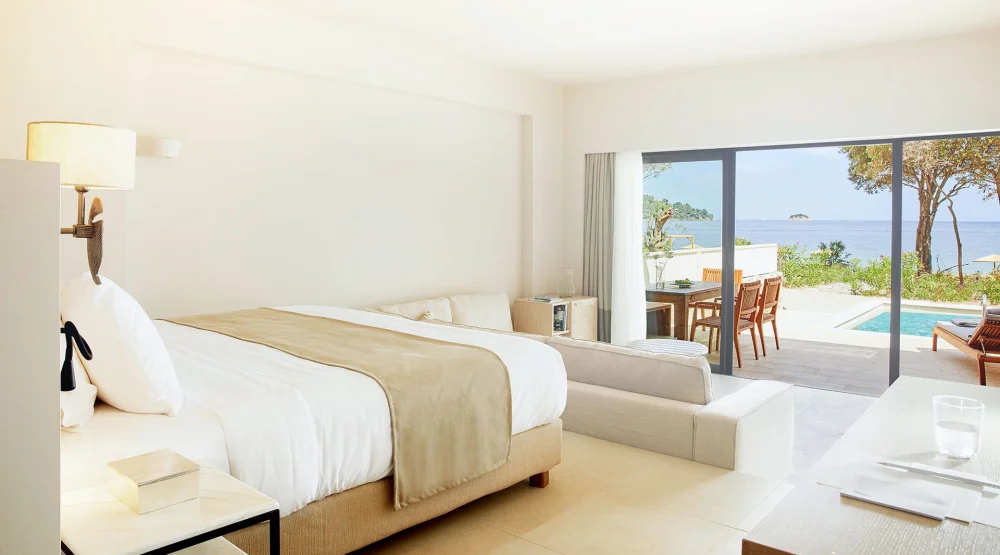 Beachfront Junior Suite | Grace Rooms & Suites at Elivi, Skiathos
