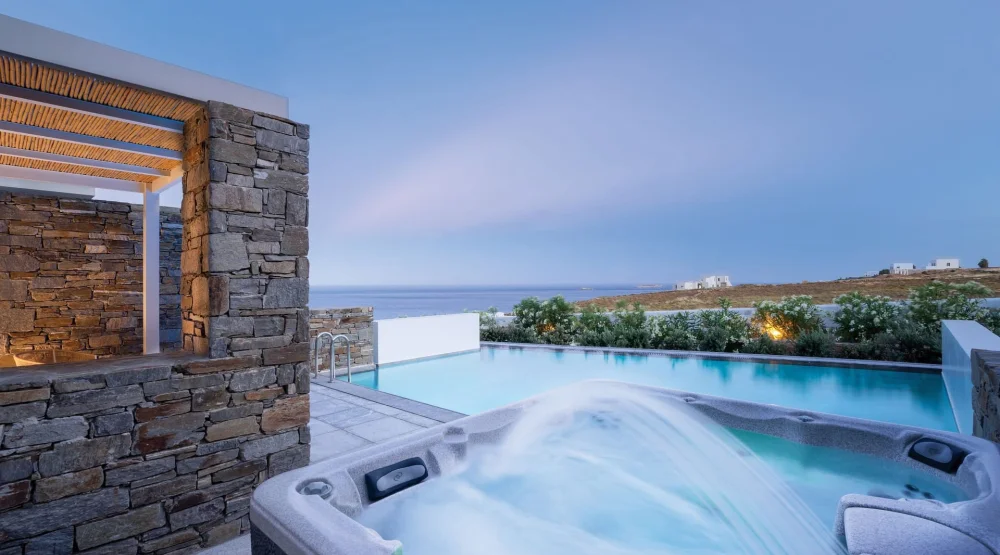 Honeymoon Suite Private Pool Sea View with Jacuzzi at Summer Senses