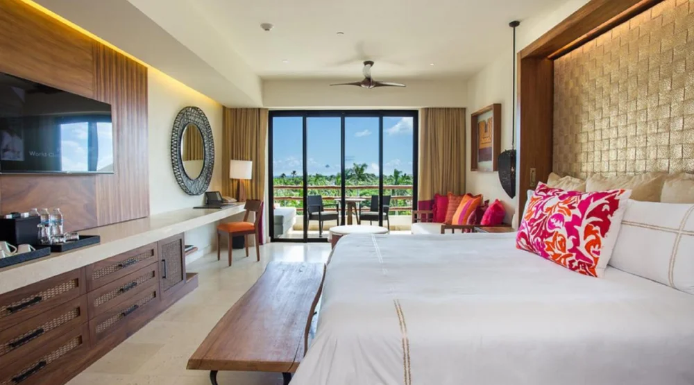 Preferred Club Junior Suite Ocean View King at Secrets Akumal Riviera Maya