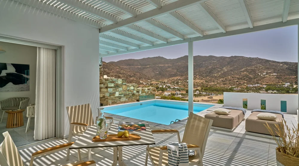 Family Suite Sea View with Private Pool at Ios Palace Hotel & Spa