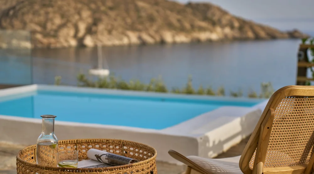 Master Suite Sea View with Private Pool at Ios Palace Hotel & Spa