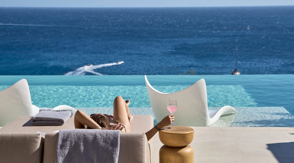 Grand Three Bedroom Suite Private Pool at Ios Palace Hotel & Spa
