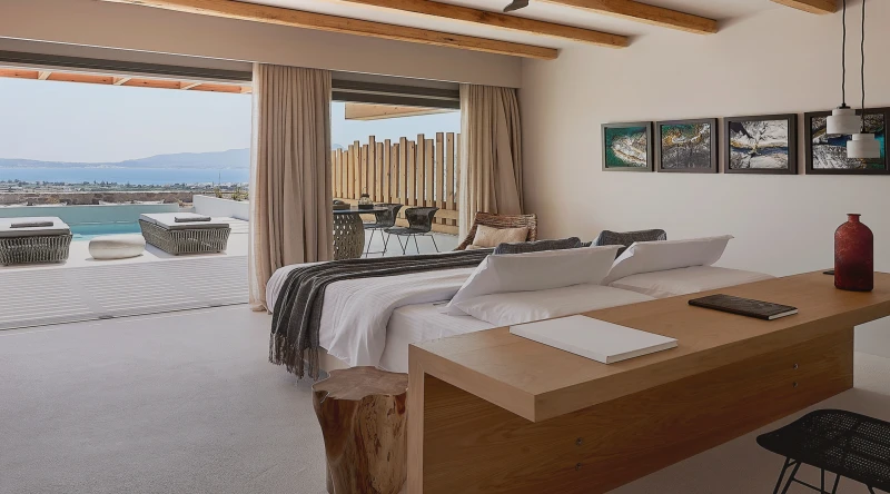 Superior Suite with Sea View & Private Pool at Cave Suites, Milos