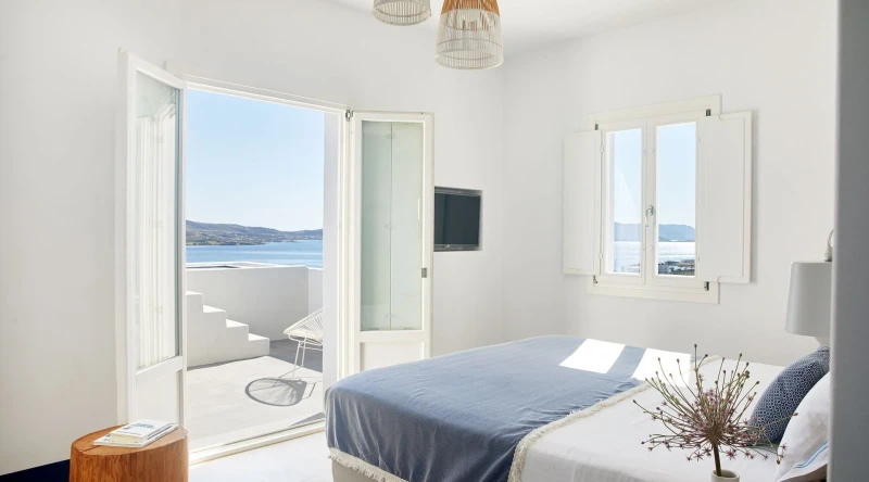 Hammam Villa with Plunge Pool and Panoramic Sea View at Milos Breeze Boutique Hotel