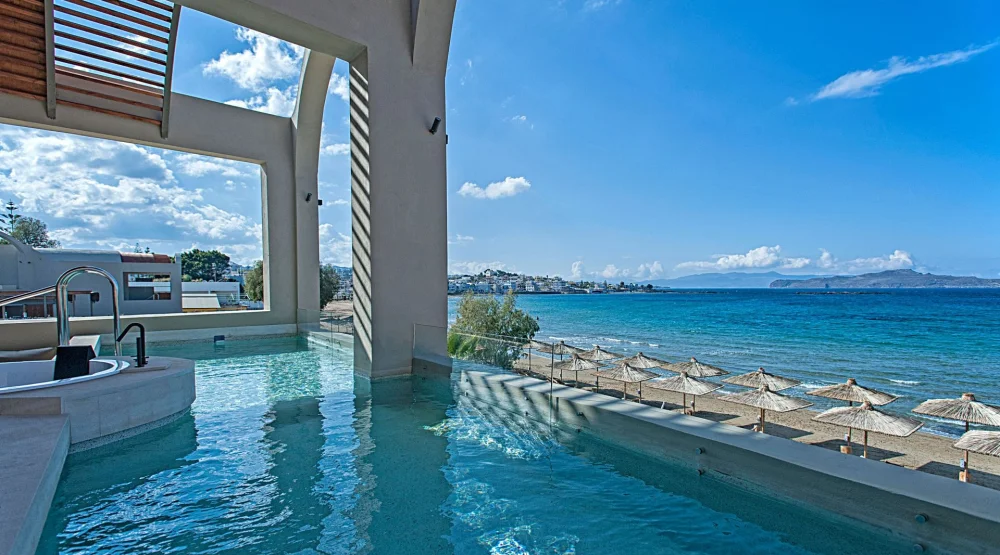 Ultimate Haven Sea Front with Private Pool at Domes Noruz Chania, Autograph Collection