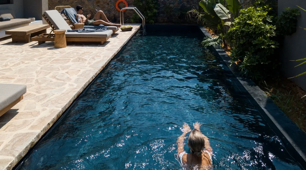 Tropical Open Plan Suite with Shared Pool at Domes Zeen Chania, A Luxury Collection Resort