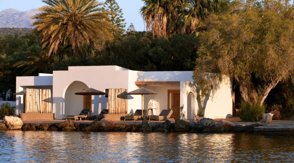 Waterfront Bungalow at Minos Beach Art Hotel