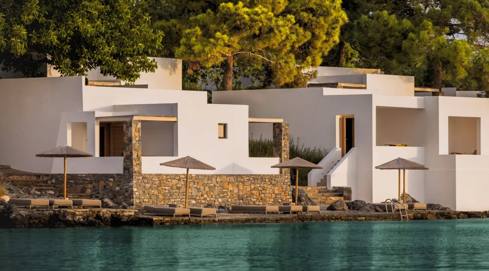 Superior Waterfront Bungalow at Minos Beach Art Hotel