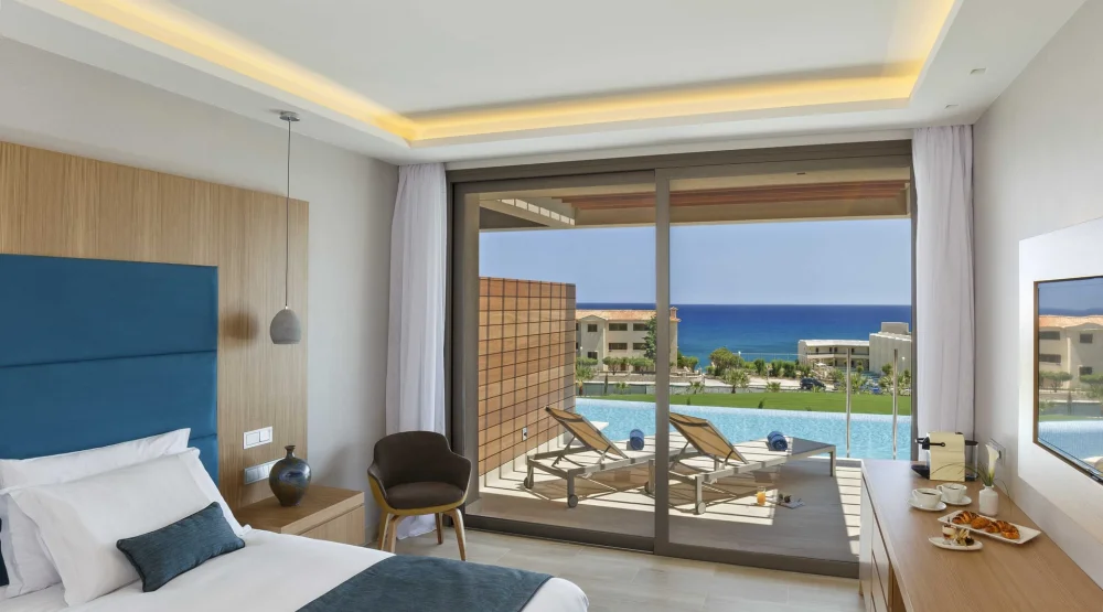 Deluxe Double Room Swim Up Side Sea View | Red Carpet Services at Atlantica Imperial Residences