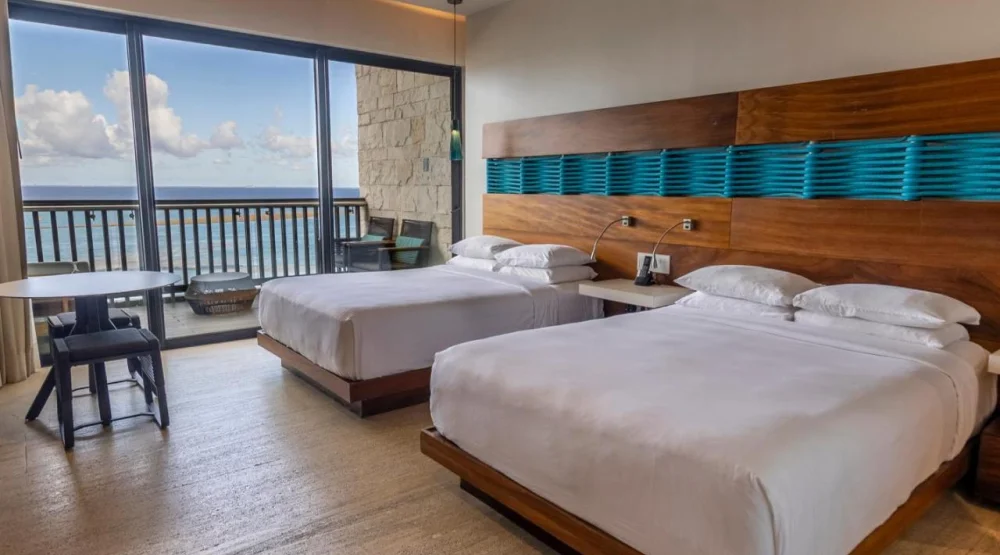 Premium Ocean Front, Two Queen at Grand Hyatt Playa Del Carmen Resort