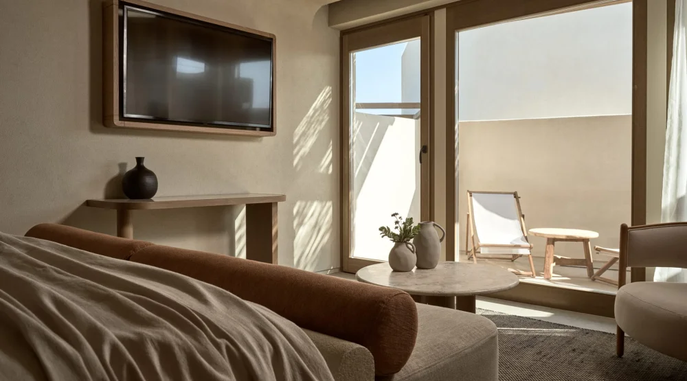 Aeon Suite Inland View at OMEON Mykonos